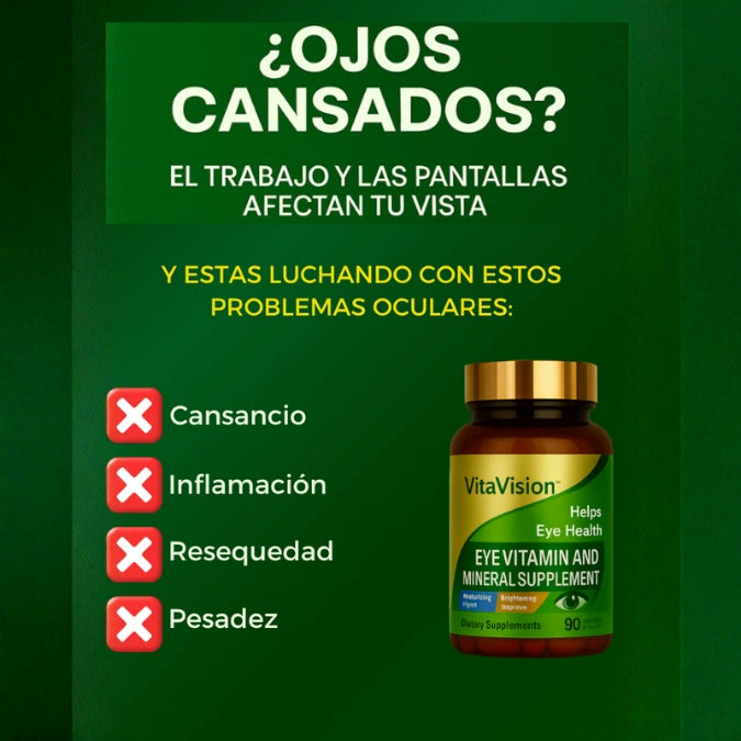 Vitaminas para la salud ocular - VitaVision™