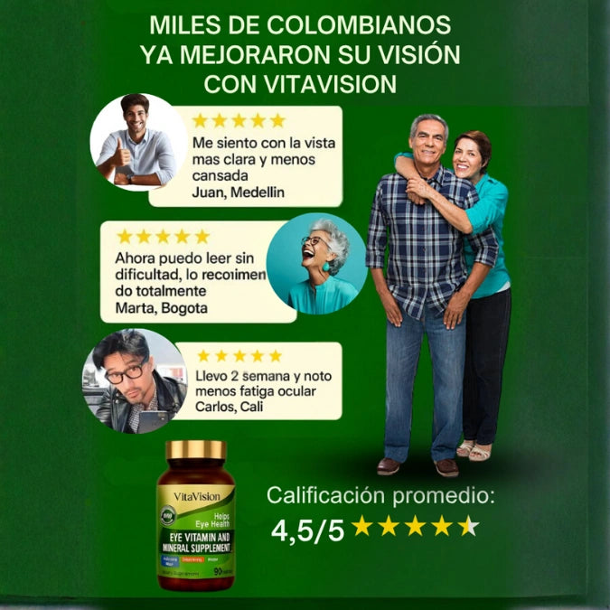 Vitaminas para la salud ocular - VitaVision™